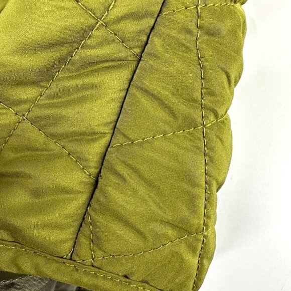 J. Jill Green Quilted Vest Size Small - Picture 6 of 8